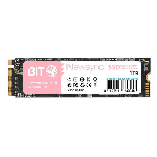 비트엠 Newsync BITS M.2 NVMe (1TB) TLC 3D 낸드플래시 PCle GEN3x4
