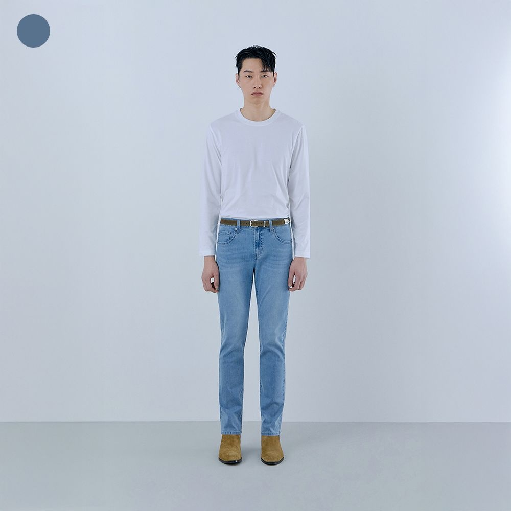 게스 남성 쿨터치 L톤 슬림 스트레이트 청바지 MQ2D9010