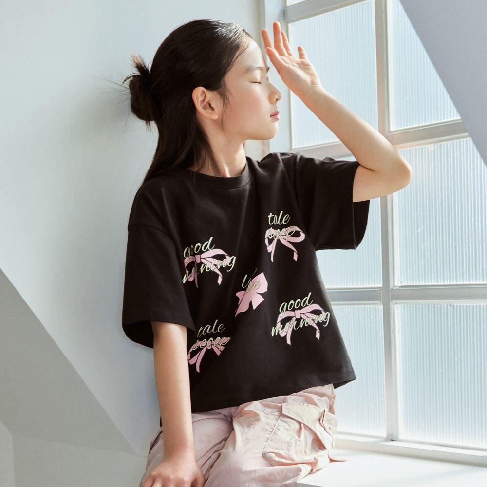 서양네트웍스 리틀그라운드 [리틀그라운드]테일스쿱 코튼티셔츠 (75314-332-08)