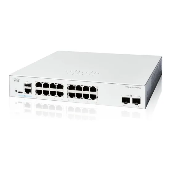 Cisco C1200-16T-2G 16포트 스위치