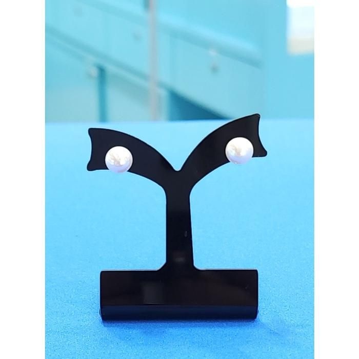 로뎀 로뎀 세이브존05 천연 담수진주 은침 귀걸이(8mm)2 RDF24030041