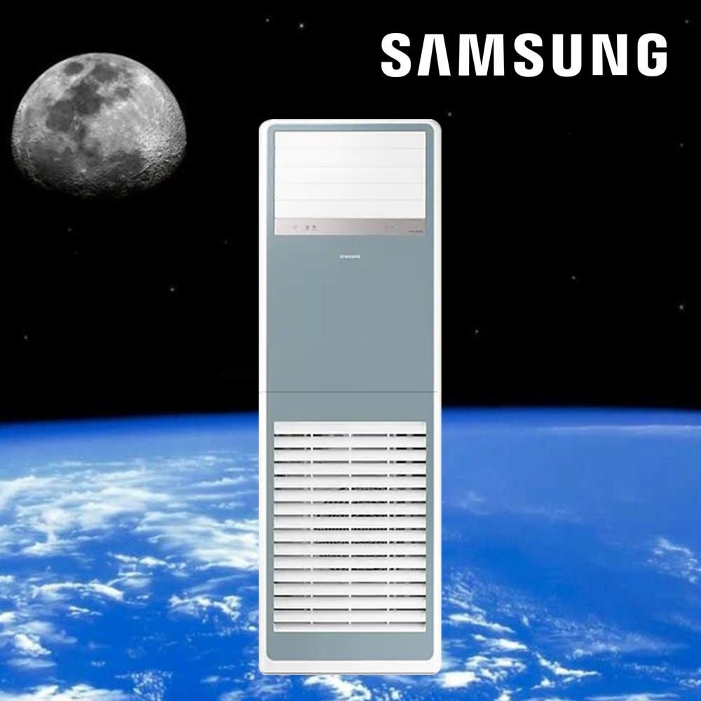 삼성전자 삼성 비스포크 스탠드 냉난방기 131㎡ (40평형) AP145BSPPHH7S 블루 냉온풍기 실외기포함 기본설치비별도