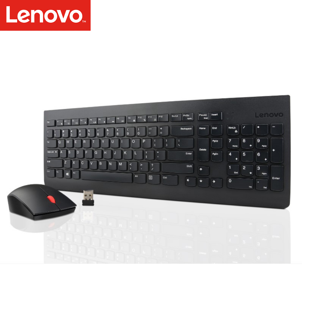 레노버 Lenovo Essential  한글 무선 키보드 마우스 콤보 세트 (4X30M39481)
