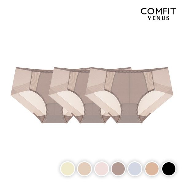 컴핏 비너스 1+1+1 에브리데이 세미 보정 햄팬티 (SSET450)