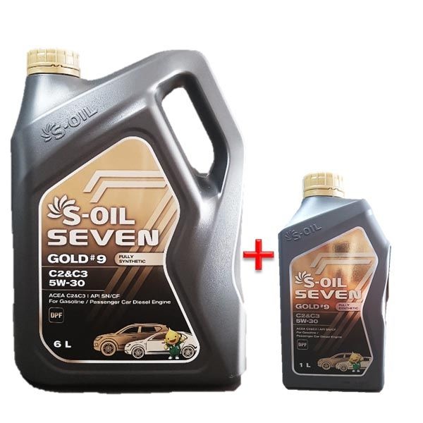 에스오일 세븐골드 5W30 6L 1개 + 1L 1개