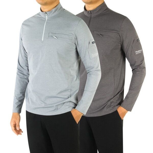 [기타 (패플)] [인코디아웃도어]봄 버팔로 모션 컴포트 집업티셔츠 남성 등산복 작업복 상의 TSBFL-113