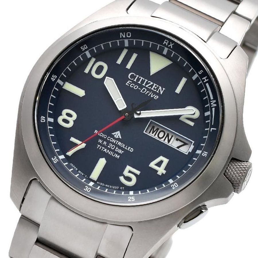 시티즌 [해외] 시티즌 프로마스터 티타늄 남성 손목시계 아날로그 솔라 전파 PMD56-2952