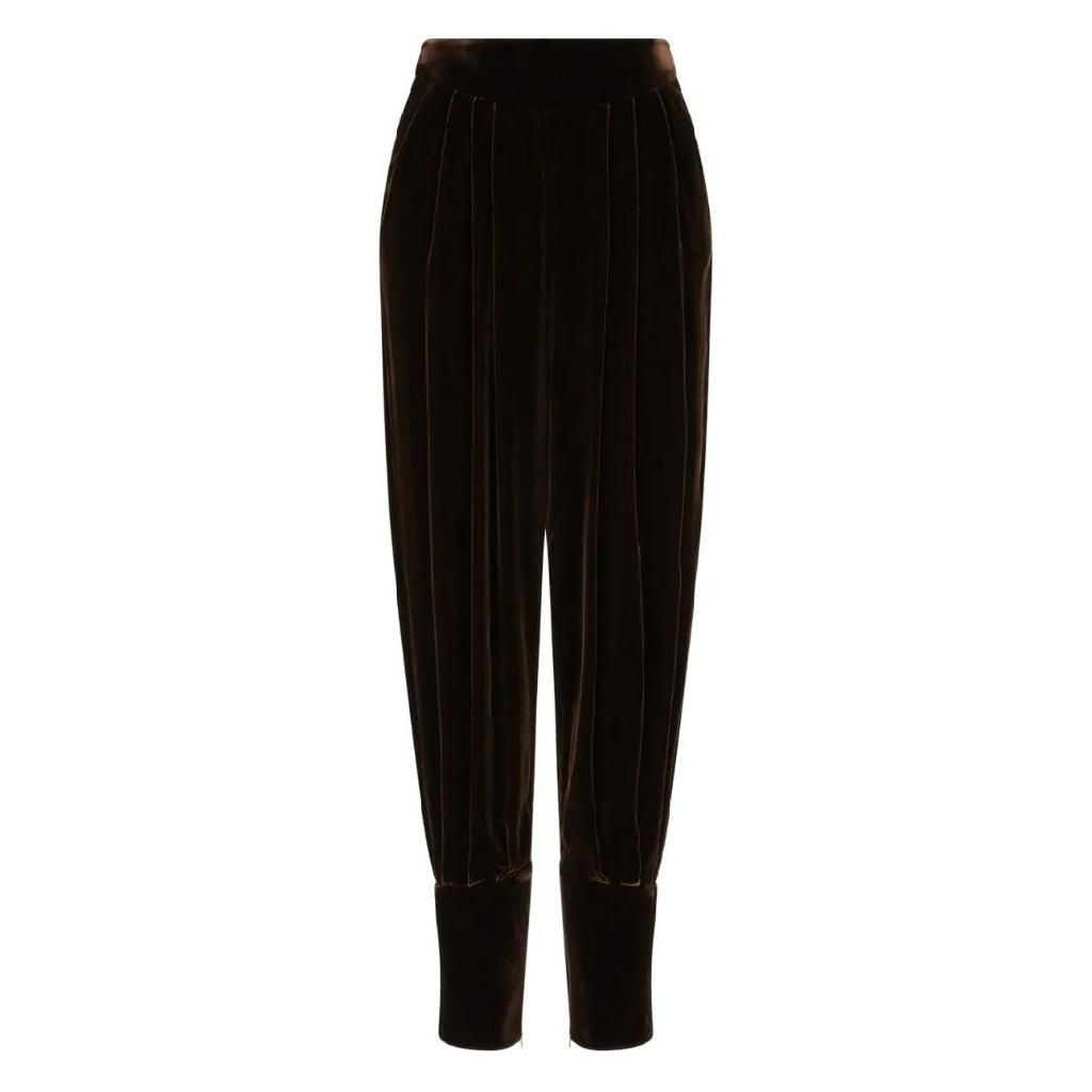 조르지오아르마니 조르지오 아르마니 조르지오아르마니 플리츠 벨벳 팬츠 GW001601TE10831 TP444318985