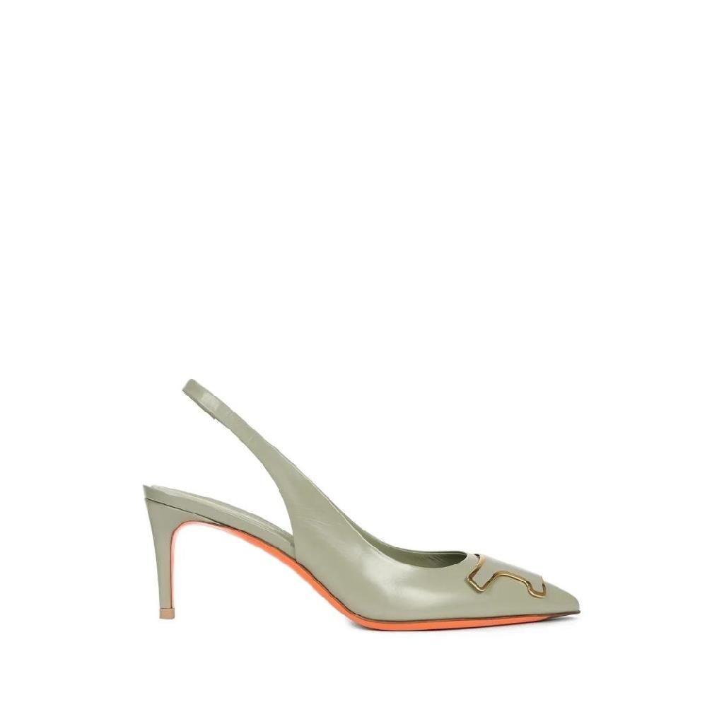 산토니 산토니 디테일 슬링백 펌프스 WDLS70828HA2TBGN TP450440797