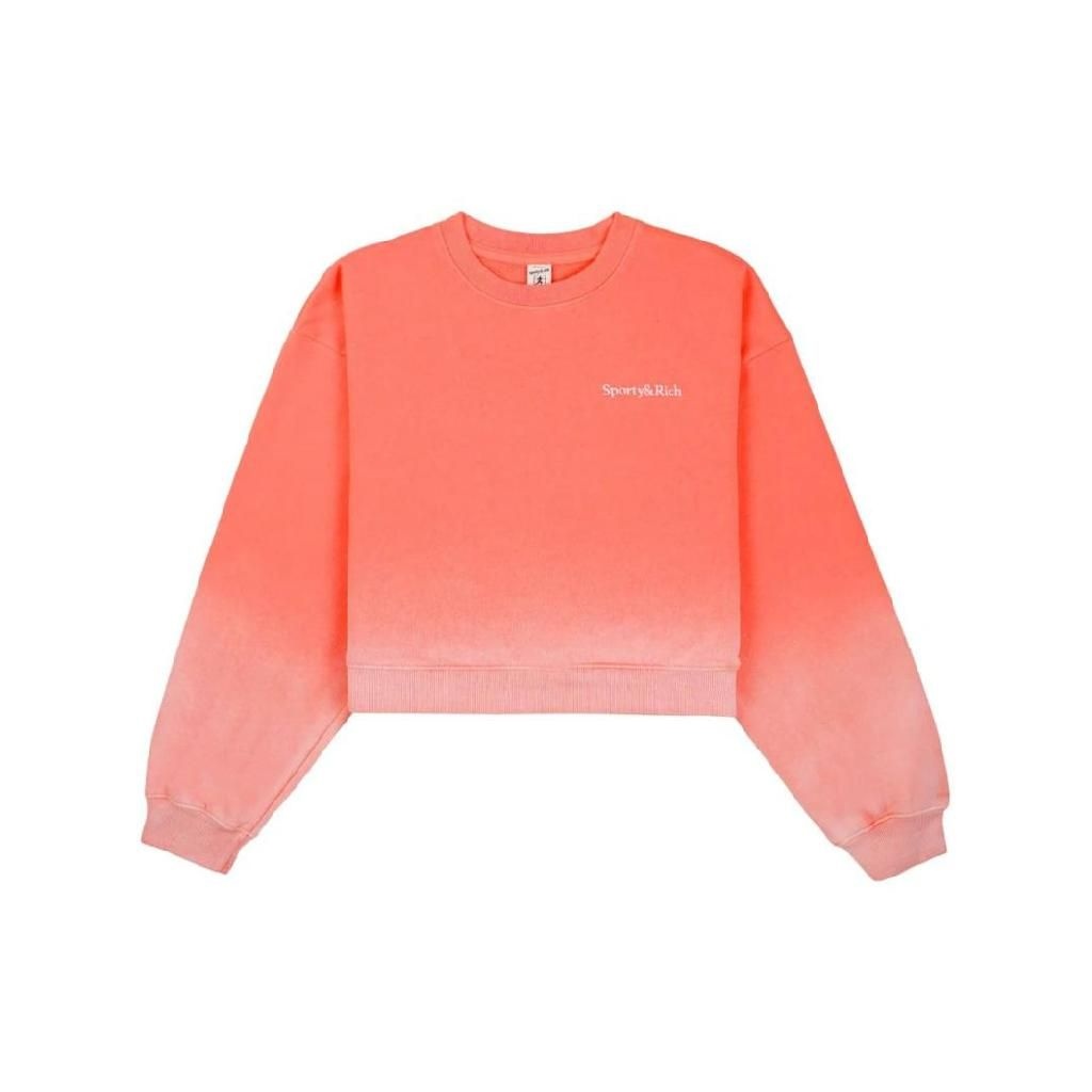 스포티앤리치 딥 다이 로고 자수 스웨트셔츠 WS065S413SP TP426877847