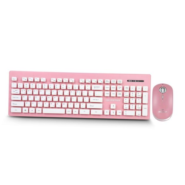 CJENTUS 핑크 무선셋트 이쁜색상 CJ ENTUS OGN-WKM20