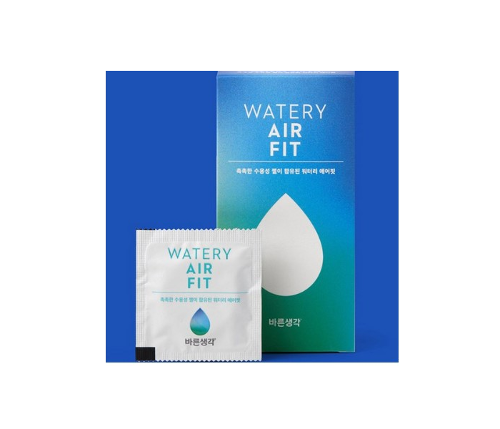 바른생각 워터리 에어핏 12개입 극초박형콘돔 오카모토