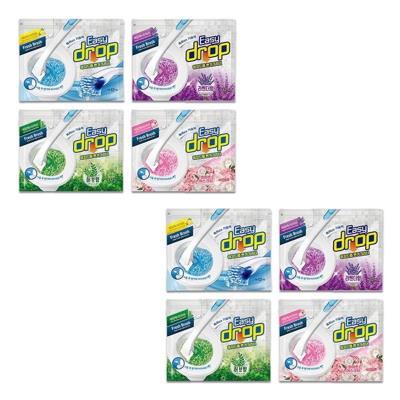 이지드롭 [ETV]이지드롭 변기크리너 리필8팩[35188271]