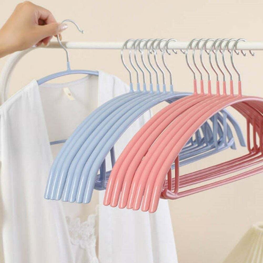 [베프몰](현대Hmall) 곡선형 QOE566O8 옷유지 얇은 디자인 효율성 논슬립옷걸이(5P)