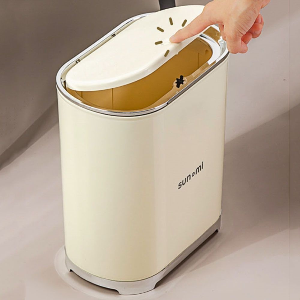 (현대Hmall) 쓰레기통 FSR673T3 거실 사무실 감성 휴지통