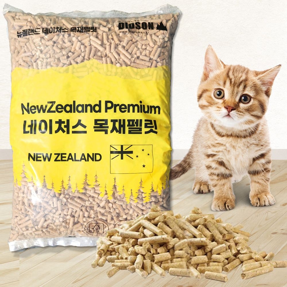 뉴질랜드산 네이처스 플레임 우드펠릿 10kg 목재펠릿 펠렛 펠릿