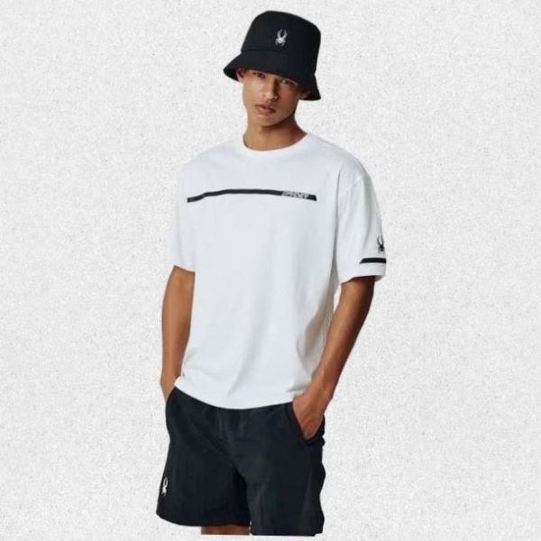 스파이더 <매장정품> 스파이더 SPYDER 공용 바 포인트 반팔 티셔츠 SPIFCNRS301UWHT V1SPFE 1433110