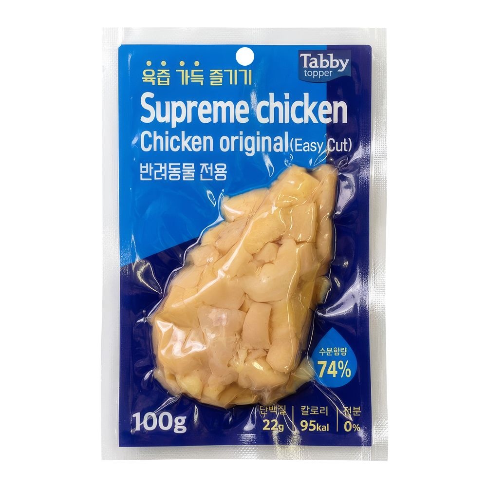[오늘출발] 테비토퍼 테비 슈프림 치킨 100g x 20개 (4종)_맛선택