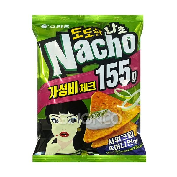 오리온 도도한 나쵸 사워크림어니언 155g 맥주 안주 간식