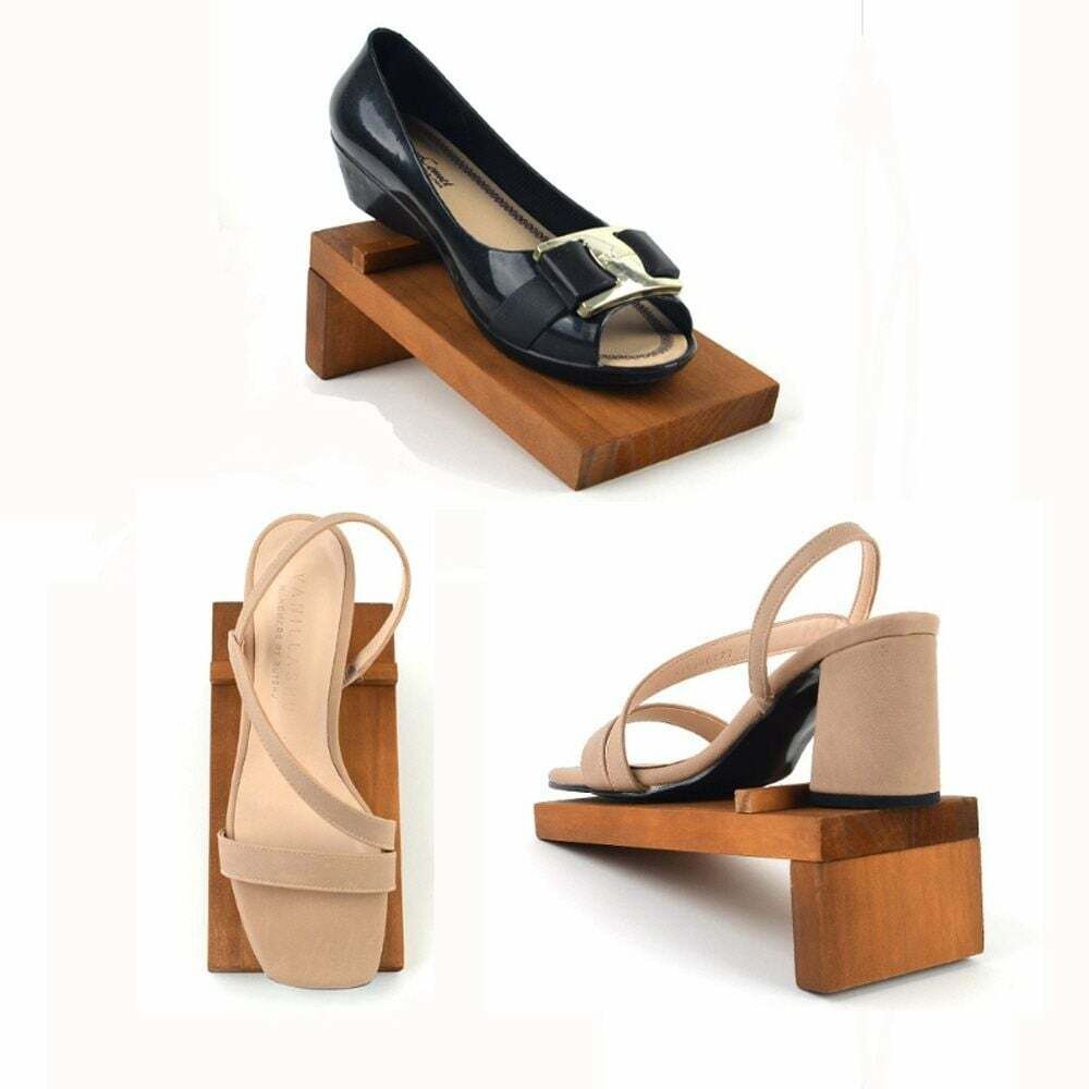 베프몰 (현대Hmall) 구두 BCF438I8 신발 매장 가게 원목 나무 진열대 거치대 1p