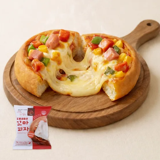[딜크릿] 참도깨비 치즈듬뿍 꼬마피자 80g*5팩 외 풀드포크 번 햄버거 골라담기 아침대용