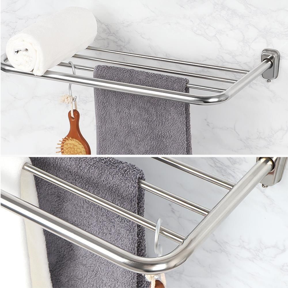 아카시아리빙 욕실용품정리 타올 수건 타올걸이 스텐선반 홀더 수건바 브라켓용 샤워타올 심플