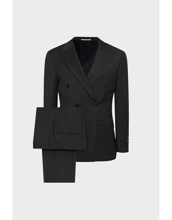 본 포텐자 트윌 투 웨이 더블 브레스티드 수트 그레이 BN4SJA001GY_BN4SPA101GY