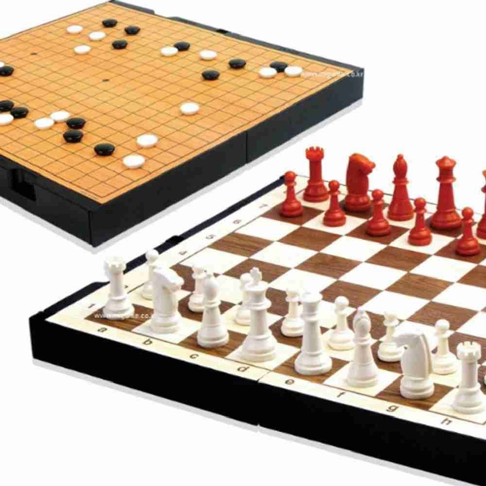 [더굿샵협력사][오늘출발] 올몰 소형 체스과 바둑 체스게임 사고력게임 체스세트 체스규칙