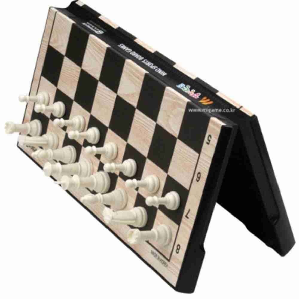 [더굿샵협력사][오늘출발] 올몰 소형 체스 수납형 사고력게임 자석체스 체스게임 체스규칙