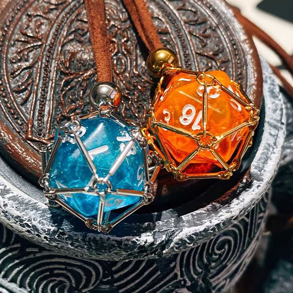 [해외] 발더스게이트 목걸이 20면체 주사위 D20 TRPG 펜던트