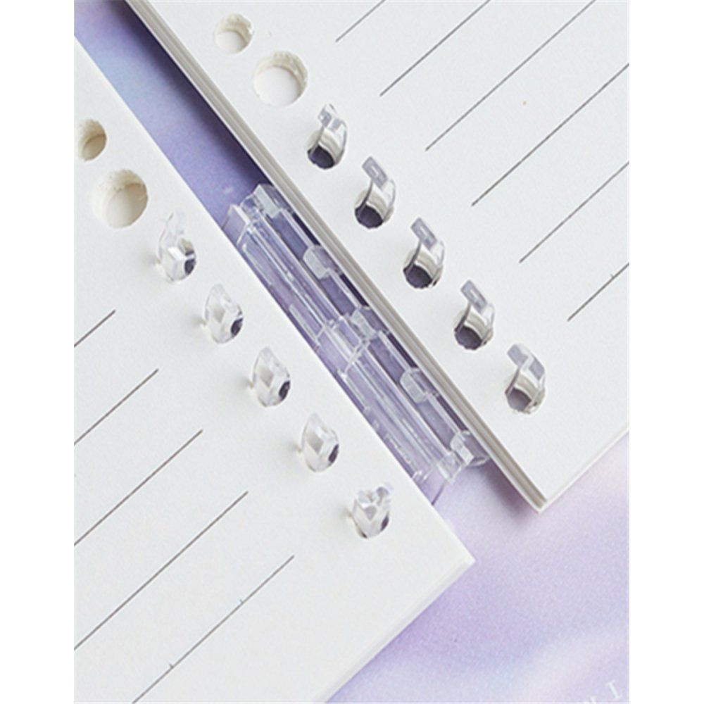 상세참조 스텔라필스 20공 루즈리프 줄노트 A5 속지교체 바인더 (퍼플) 2개입 아쿠아표지 유선노트 20공바인더 중학생노트줄