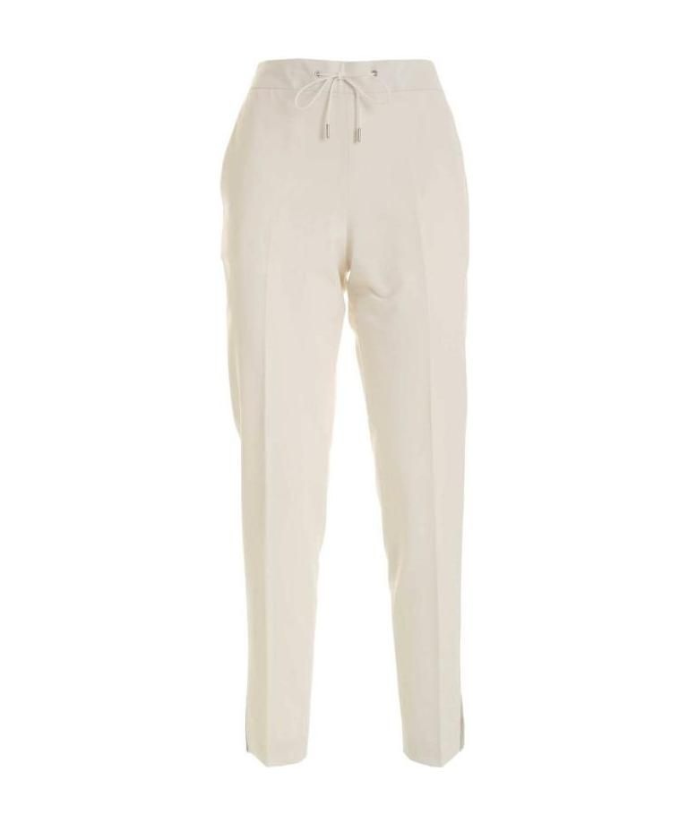 파비아나필리피 23FW FABIANA FILIPPI Micro beads pants in cream color PAD271W333V502064