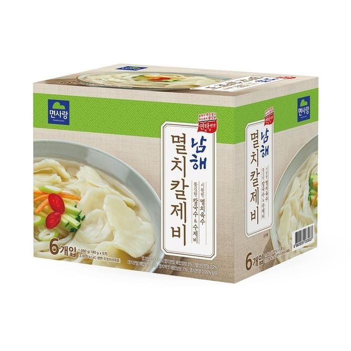 면사랑 남해 멸치칼제비 180g x 6 코스트코 마켓송지2508