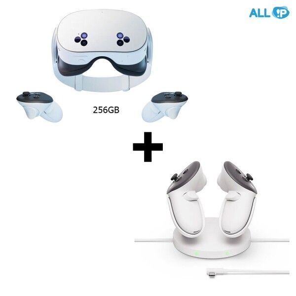 Meta Platforms Technologies, LLC [퀘스트] 메타  3/3S 겸용 정품 소형 충전 도크+메타3S 256GB