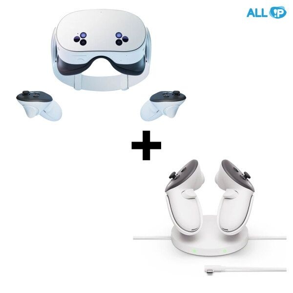 Meta Platforms Technologies, LLC [퀘스트] 메타  3/3S 겸용 정품 소형 충전 도크+메타3S 128GB