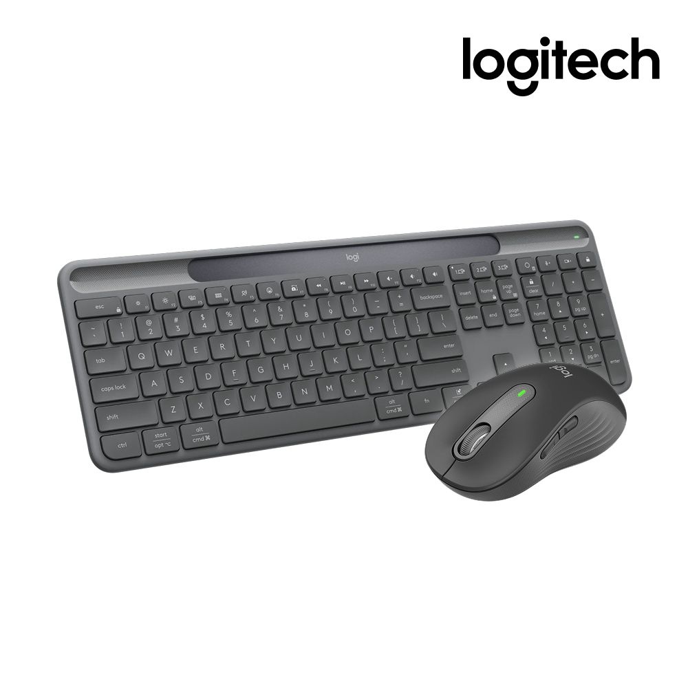 로지텍 로지텍 (국내정품) 로지텍 시그니처 슬림 K980 태양광충전 블루투스 키보드 + M650 L 블랙 블루투스 마우스