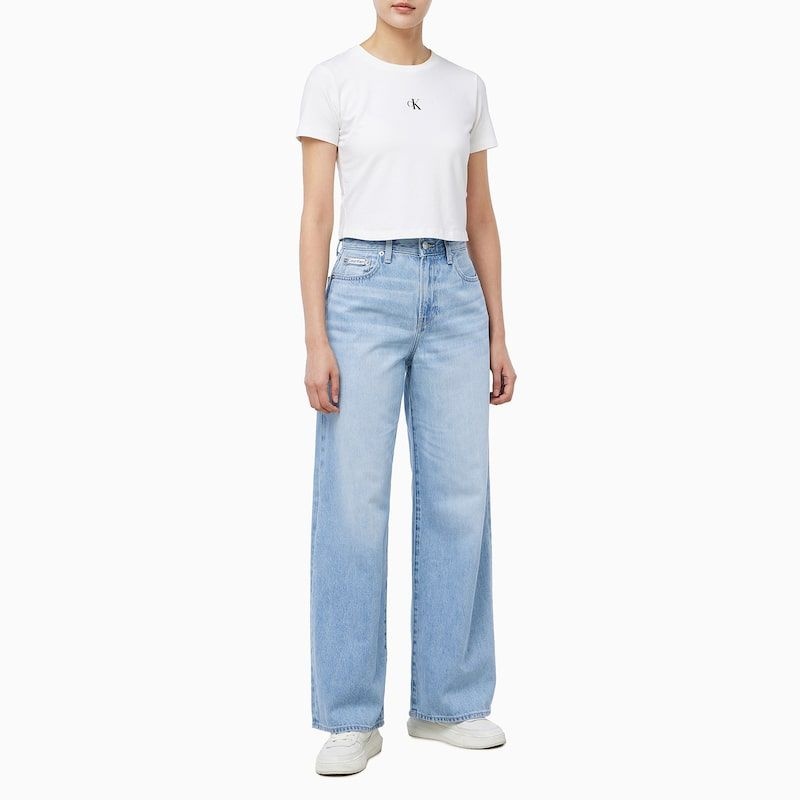캘빈클라인 Calvin Klein Jeans [CK] 여성 와이드레그 에코 데님 47F660G 1WZ