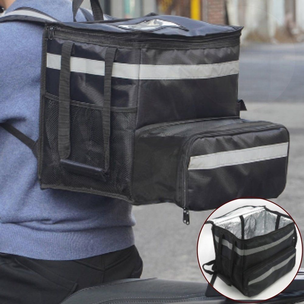 삼에스(주) 도보 투잡 확장형 보냉 배달가방 백팩 대용량 방수 보냉백 라이더 보온통