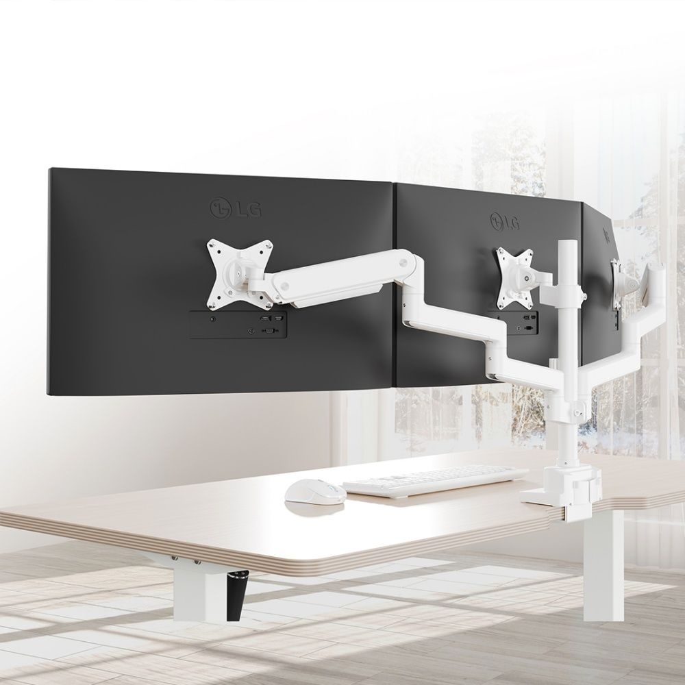 카멜마운트 트리플 벽면 밀착형 폴타입 모니터 거치대 CMA2T27