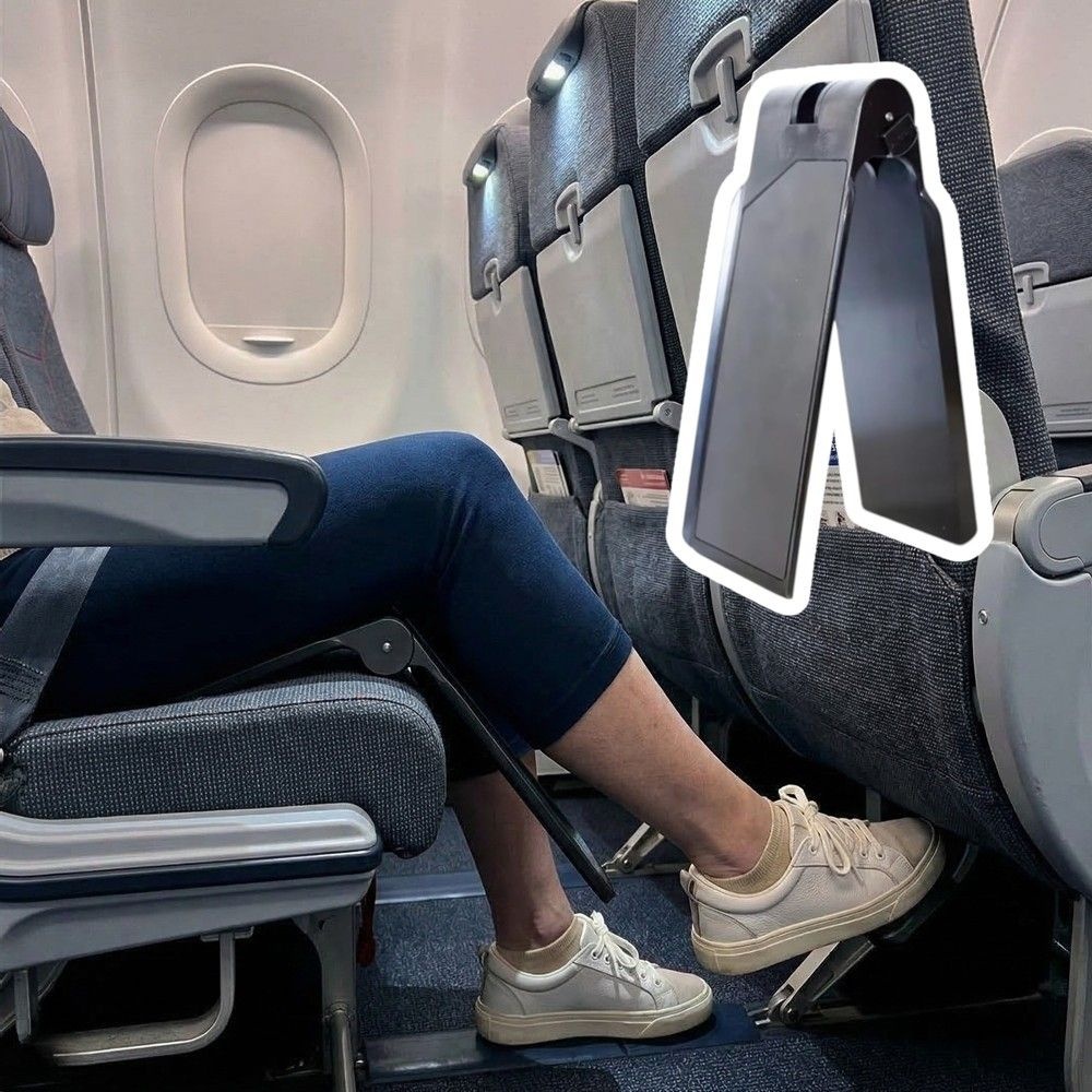 OEM 차량 비행기 기내 무릎 받침대 발발침 다리 받침 조수석 장거리 비행 운전 꿀팁 발걸이 거치대 여행 휴대용