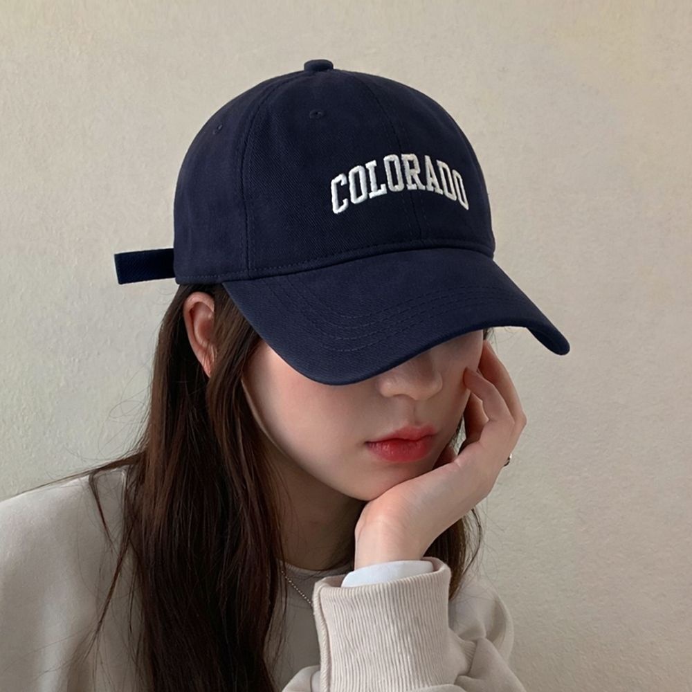 여성 캡모자 얼굴작아보이는 소두모자 코튼 레터링 커플 볼캡