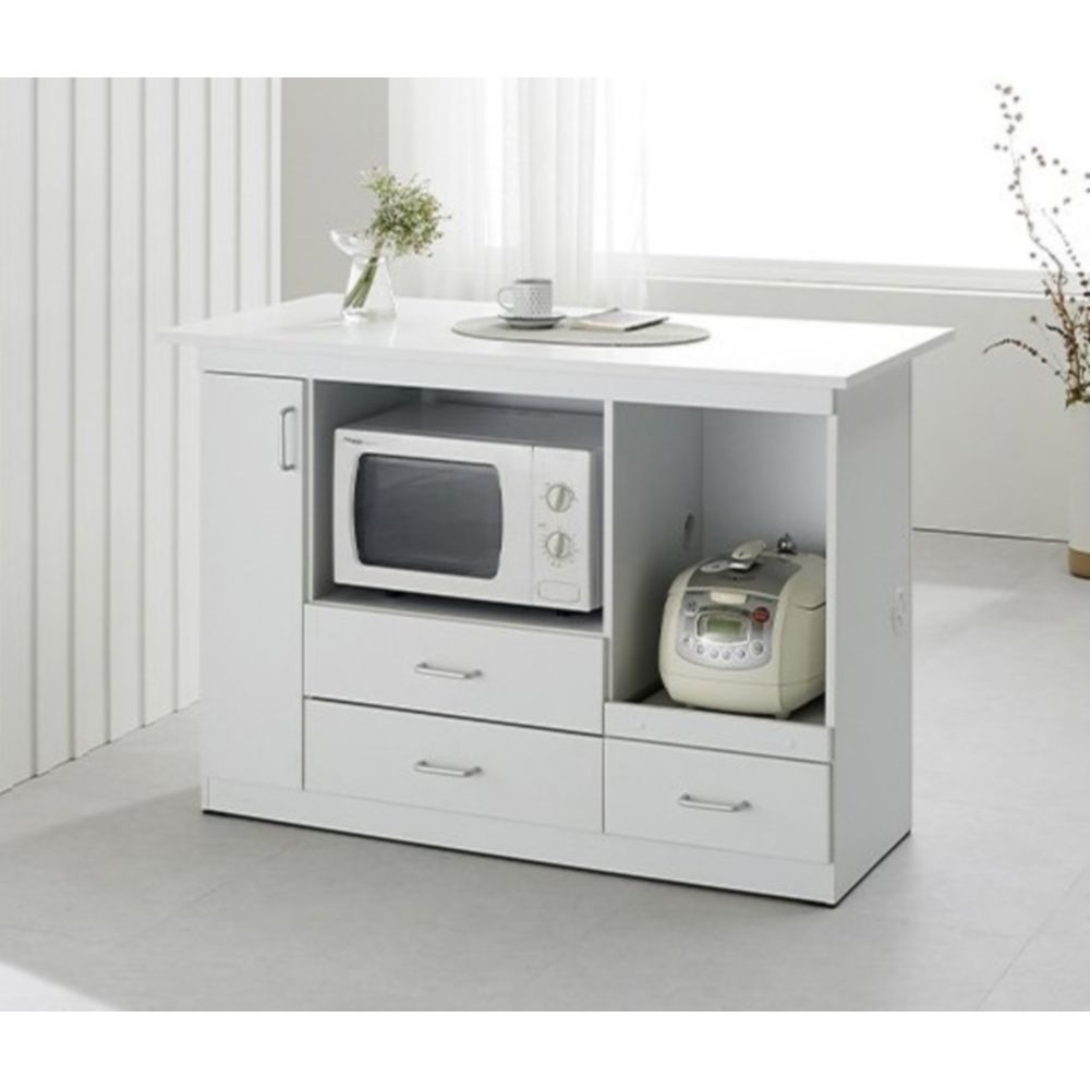 모던 탕비실 주방 전자렌지 밥솥 아일랜드 식탁 1200 홈바 예쁜 디자인