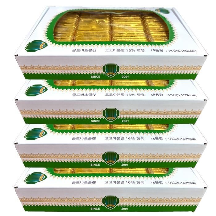 대영 골드바 초콜릿 1kg 4개