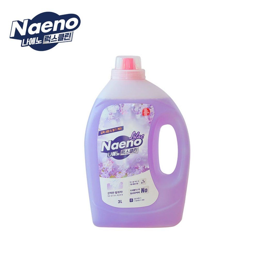 나에노 가성비세제 효소 대용량 라일락향 친환경 세탁세제 럭스클린 3리터 5개