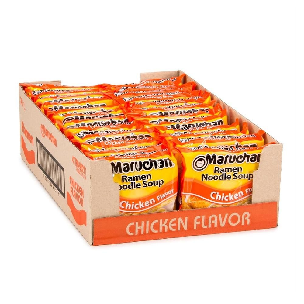 마루찬 [해외] 마루찬 인스턴트 라멘 누들 85g 24개입 1팩 치킨 Maruchan Ramen Chicken, Instant Ramen Noodles, Ready