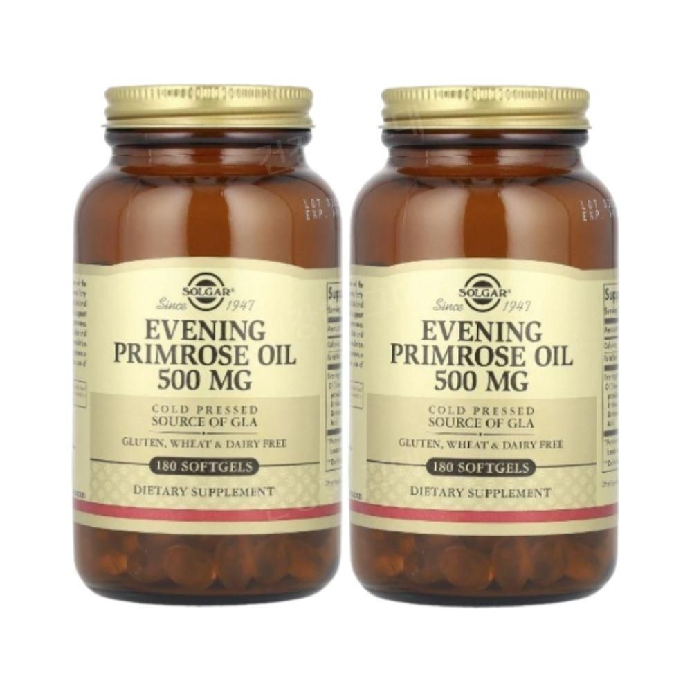 솔가 달맞이꽃 프림로즈오일 500mg 180소프트젤 2개 감마리놀렌산 PrimroseOil