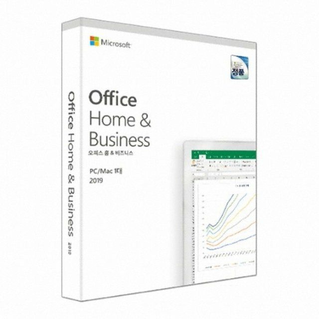 Office 2019 홈 앤 비즈니스 MICROSOFT 정품 PKC 한글