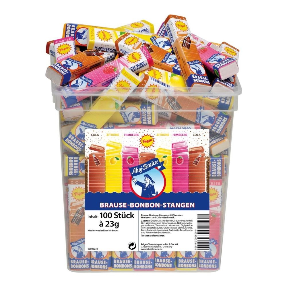 Frigeo Vertriebsges [해외] 아호이 브라우저 탄산 츄어블캔디 스틱 100개입