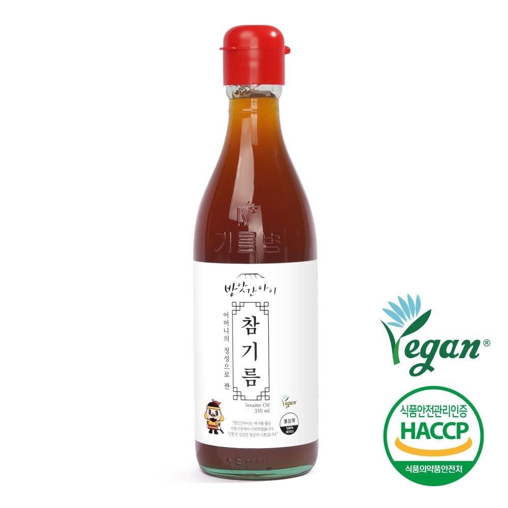[온누리7%혜택]100%통참깨 고소한 착한 참기름 350ml (강감찬참기름350ml)