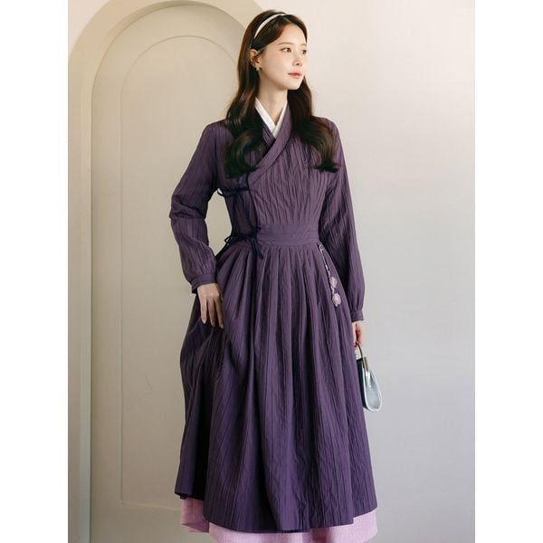 시크라인 시크라인 XXL까지 설담 철릭 생활한복 원피스 겨울 디자인 스페셜룩 하객룩 상견례.._P414160885